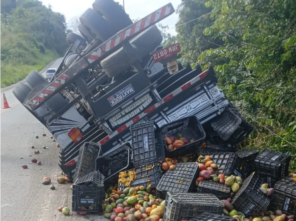 acidente com caminhoneiro