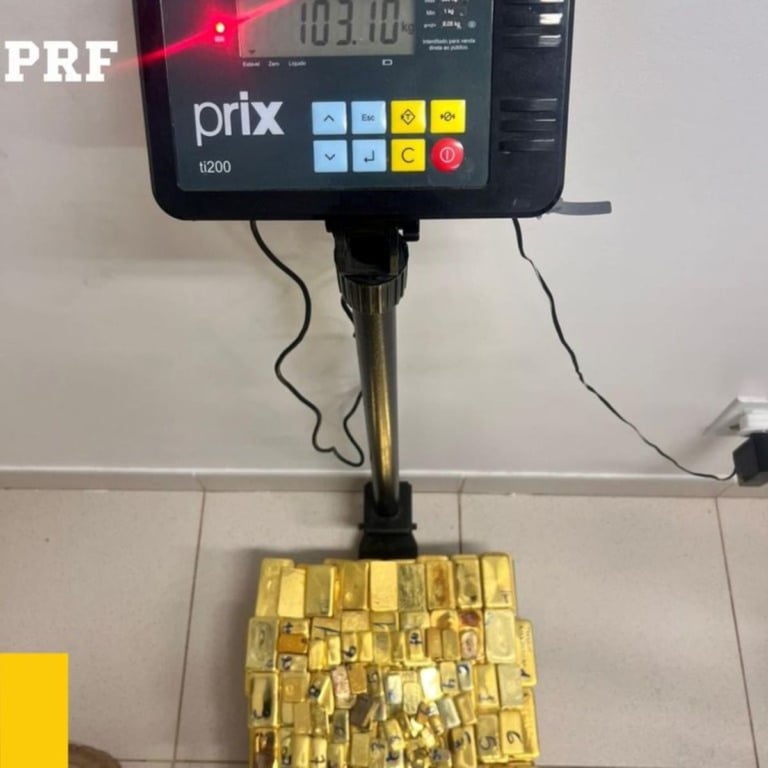103 kg de ouro irregular foram apreendidos em Roraima