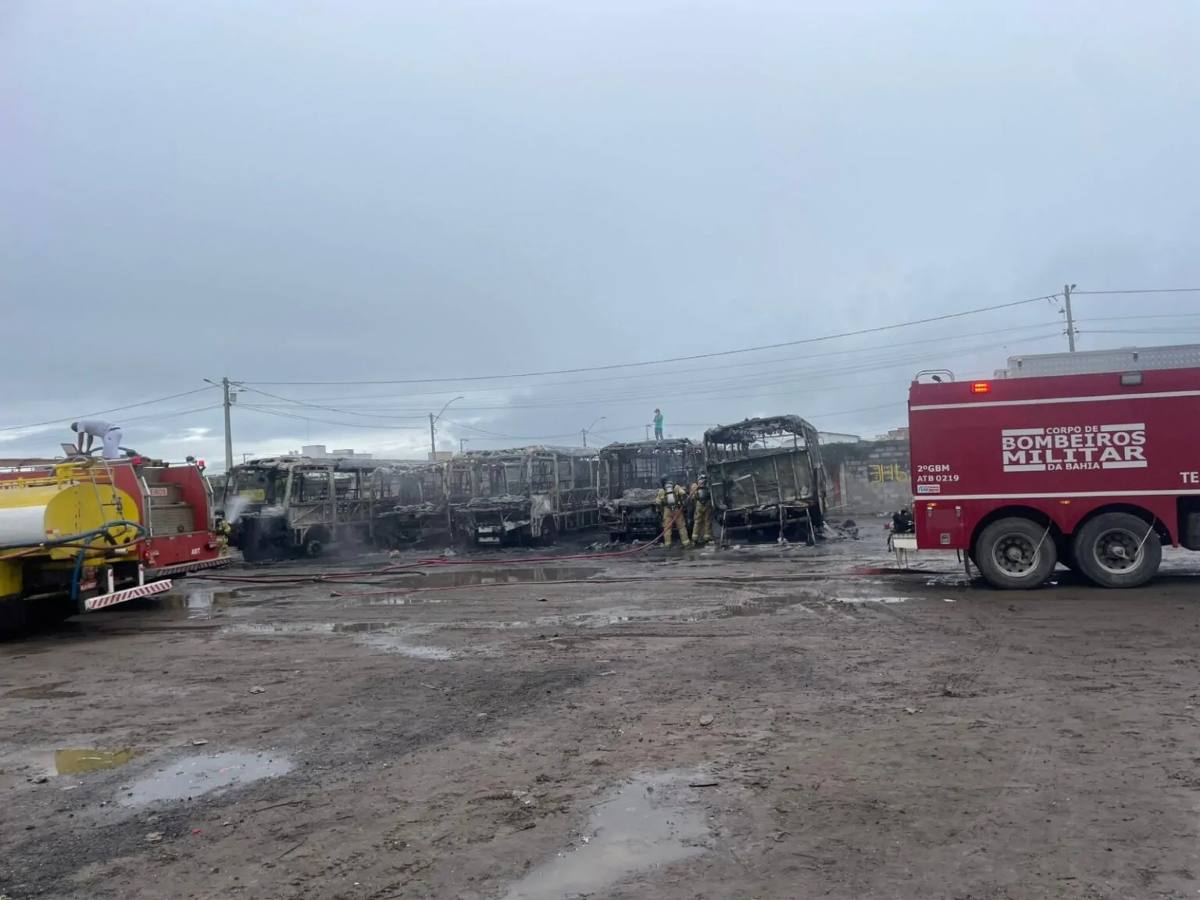 Incêndio em Garagem da Prefeitura