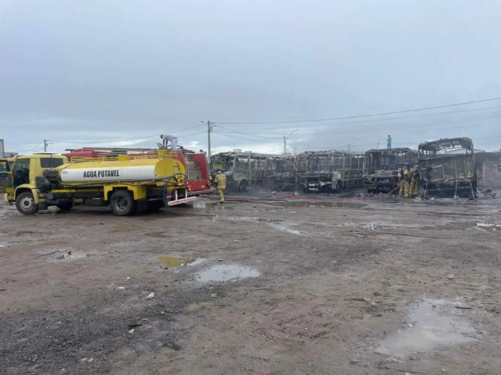 Incêndio em Garagem da Prefeitura