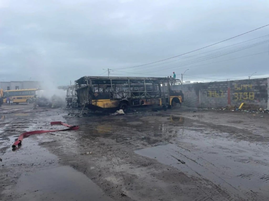 Incêndio em Garagem da Prefeitura