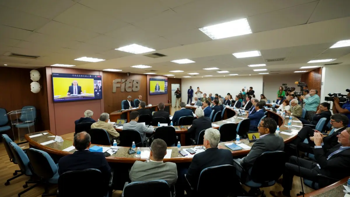 reunião sobre tarifaço com governador, Fieb e Alckmin sobre produtos baianos taxados