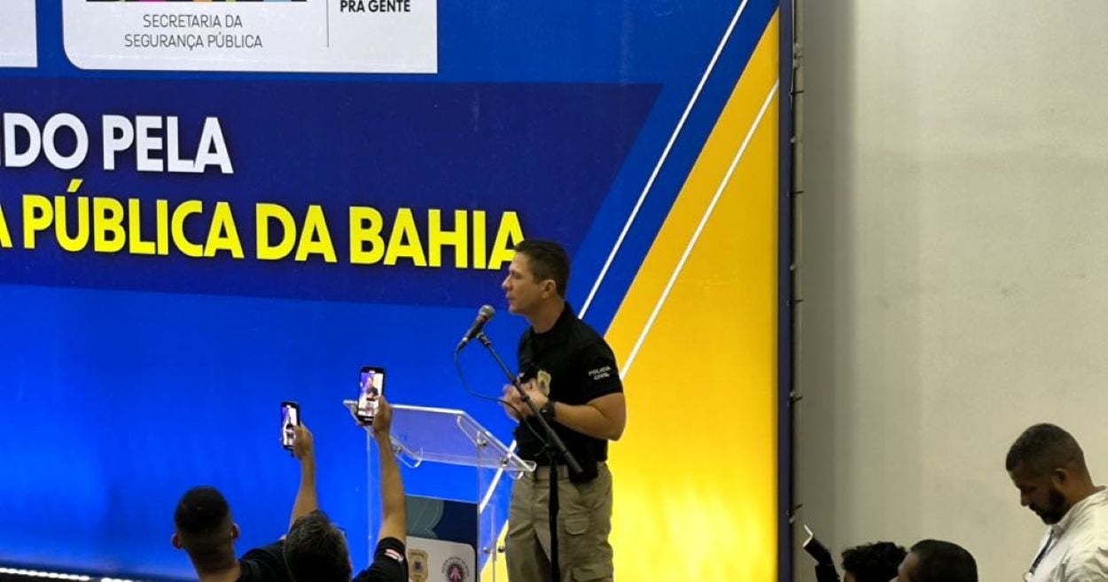 evento que anunciou a reestruturação da segurança pública da Bahia