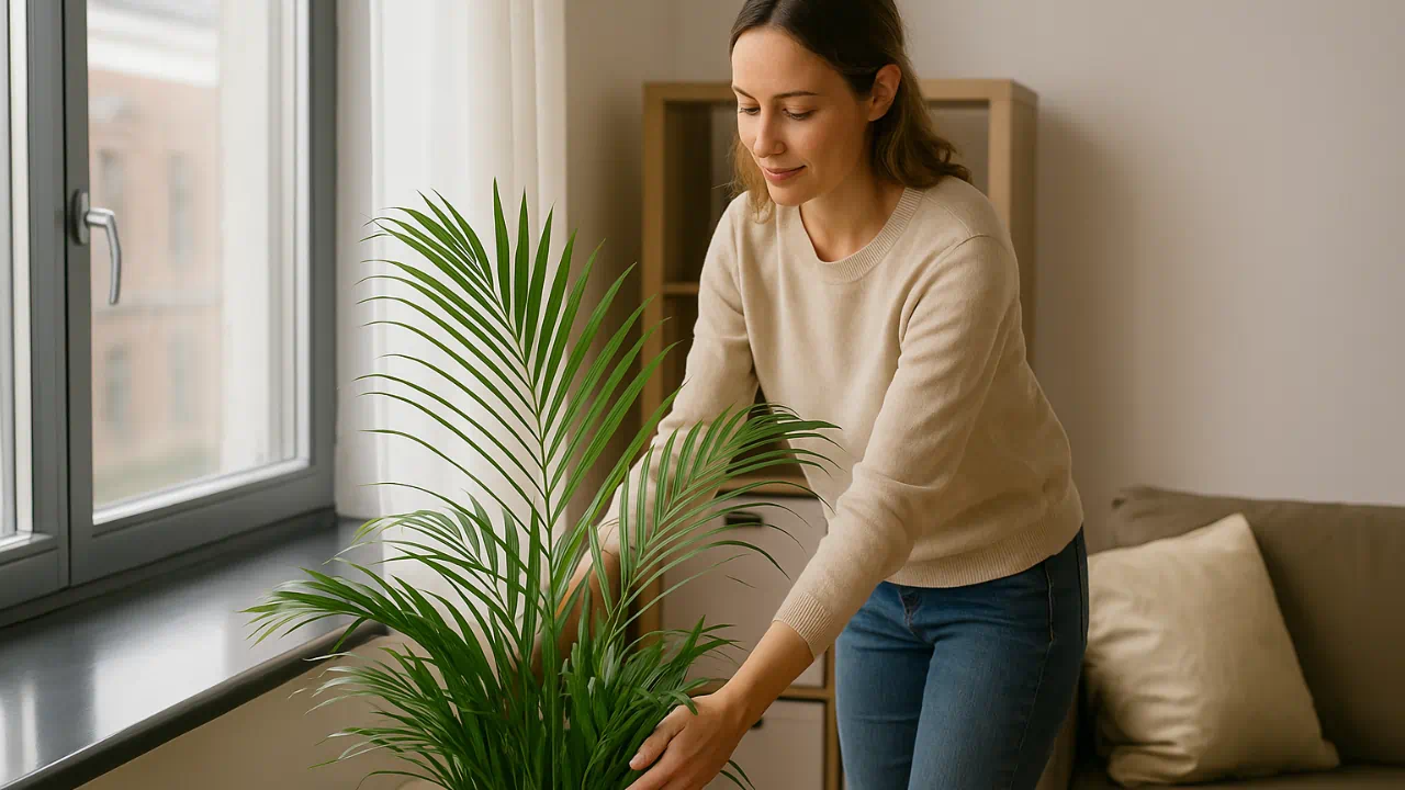 7 benefícios ocultos da palmeira-areca para umidade, ar fresco e harmonia no lar