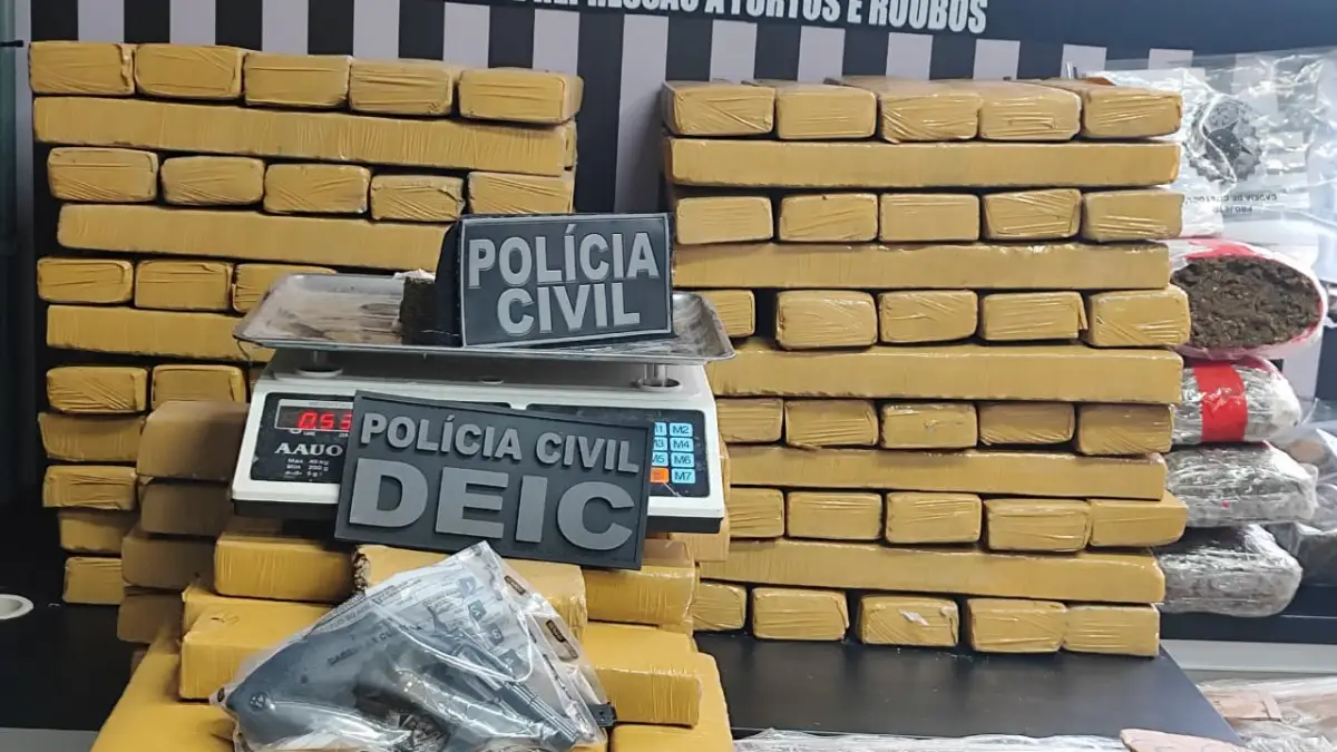 Quase 300 quilos de maconha é apreendida em residência no bairro Mangabeira, em Feira de Santana