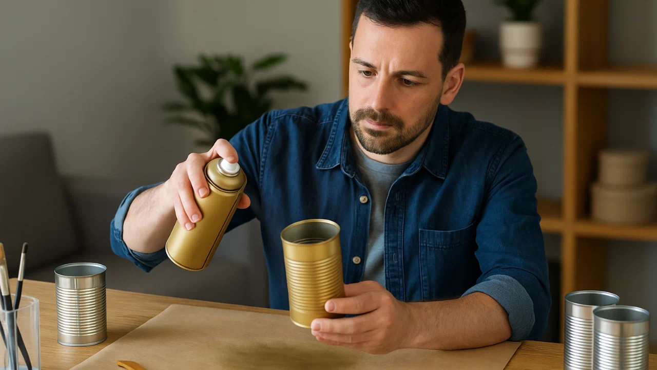 Como transformar latas velhas em peças de decoração sofisticadas