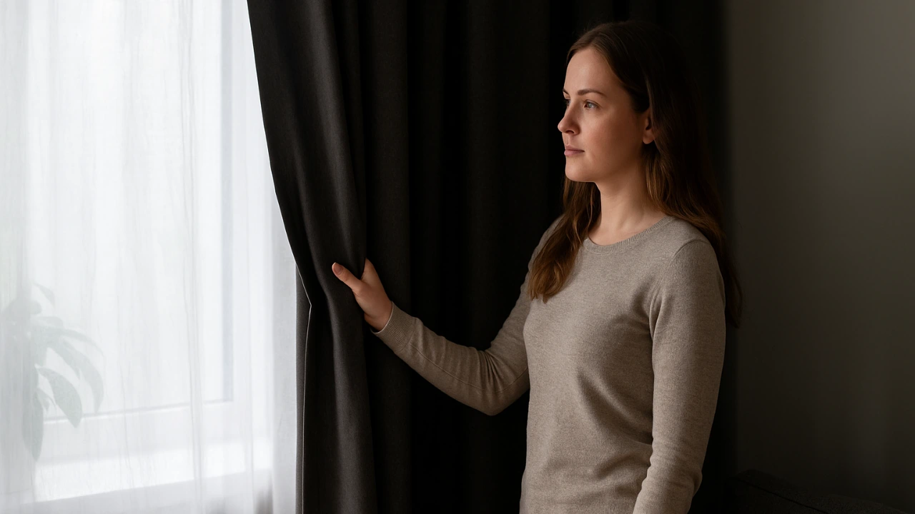 Cortinas escuras absorvem até 60% da luz natural — veja como equilibrar o ambiente