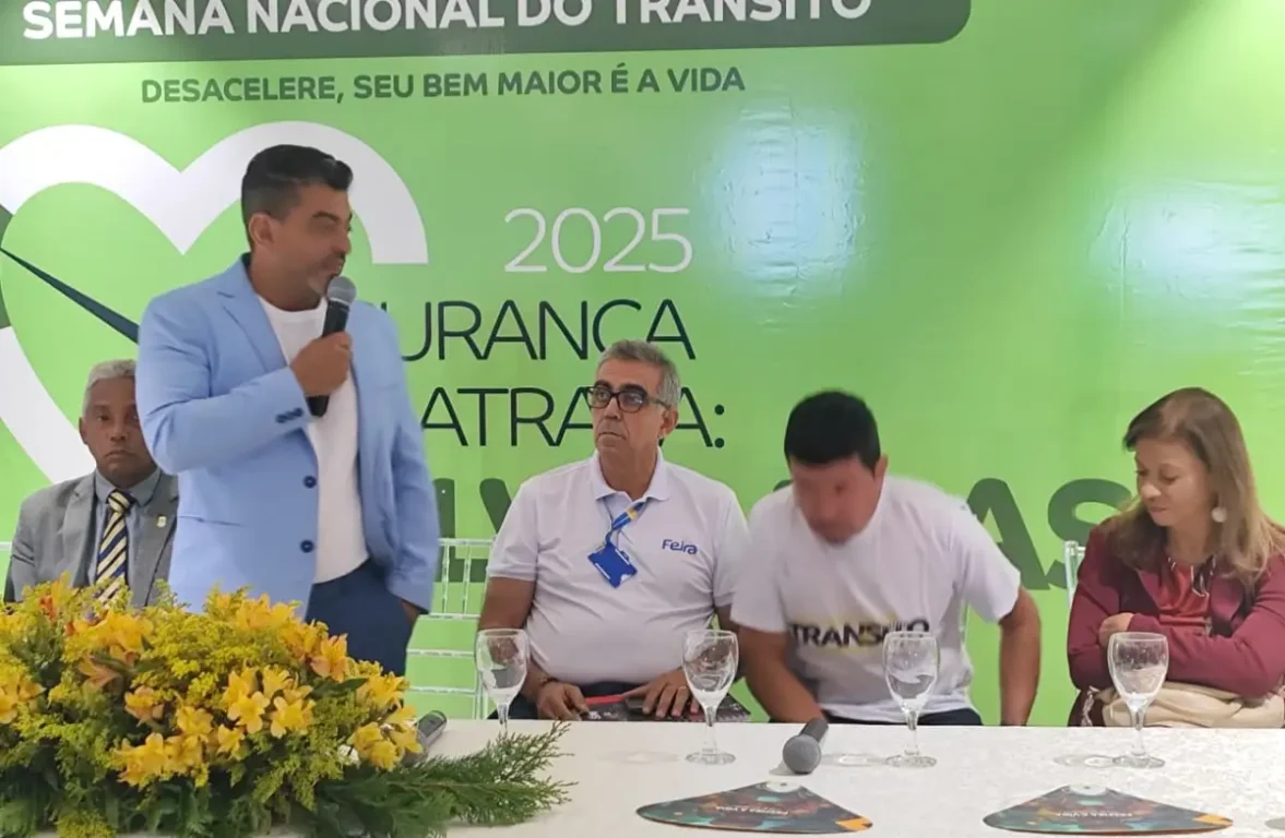 Encerramento da semana nacional de trânsito em Feira