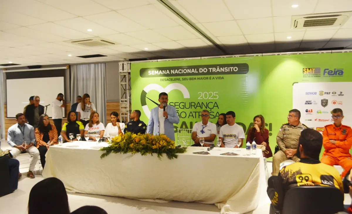 Encerramento da semana nacional de trânsito em Feira