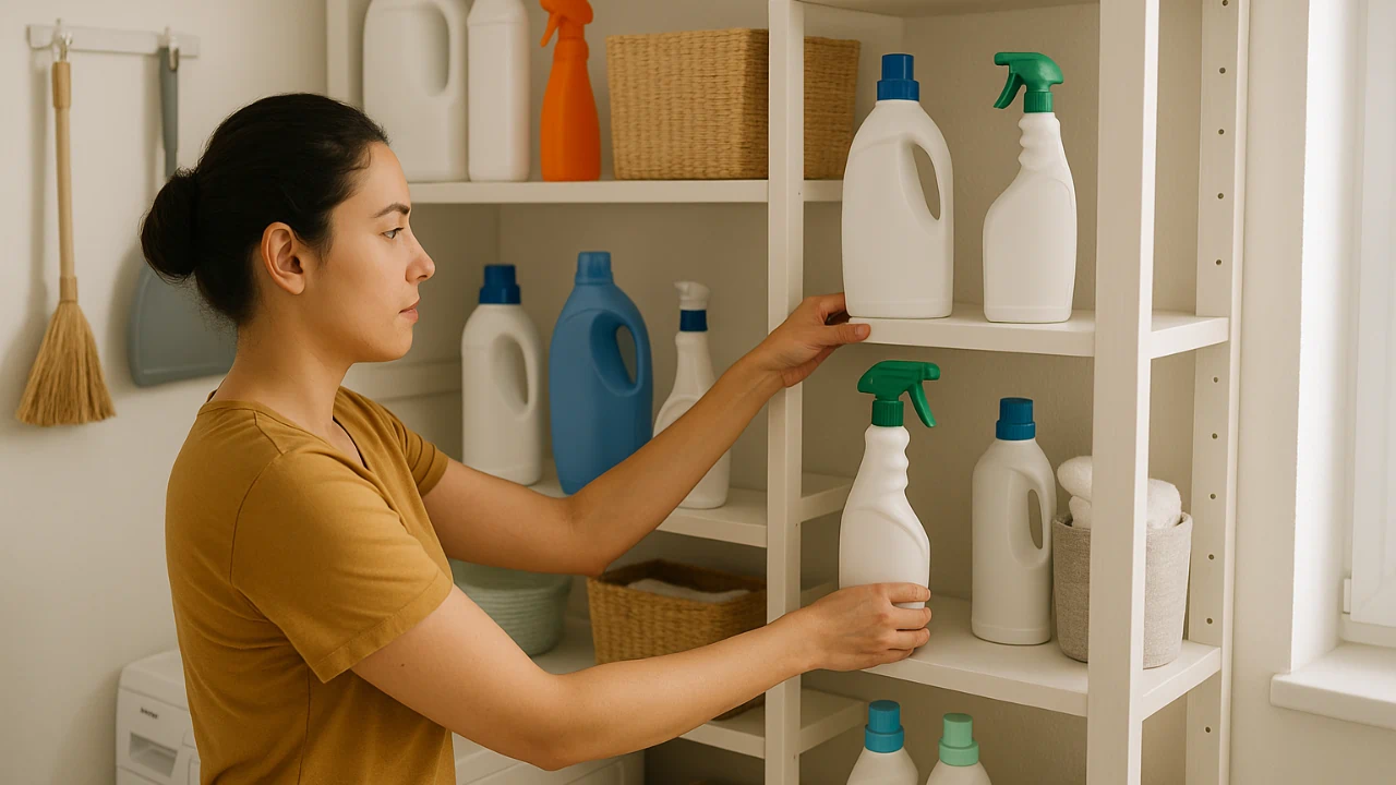 Famílias estão economizando espaço na lavanderia com 7 formas criativas de organização que transformam