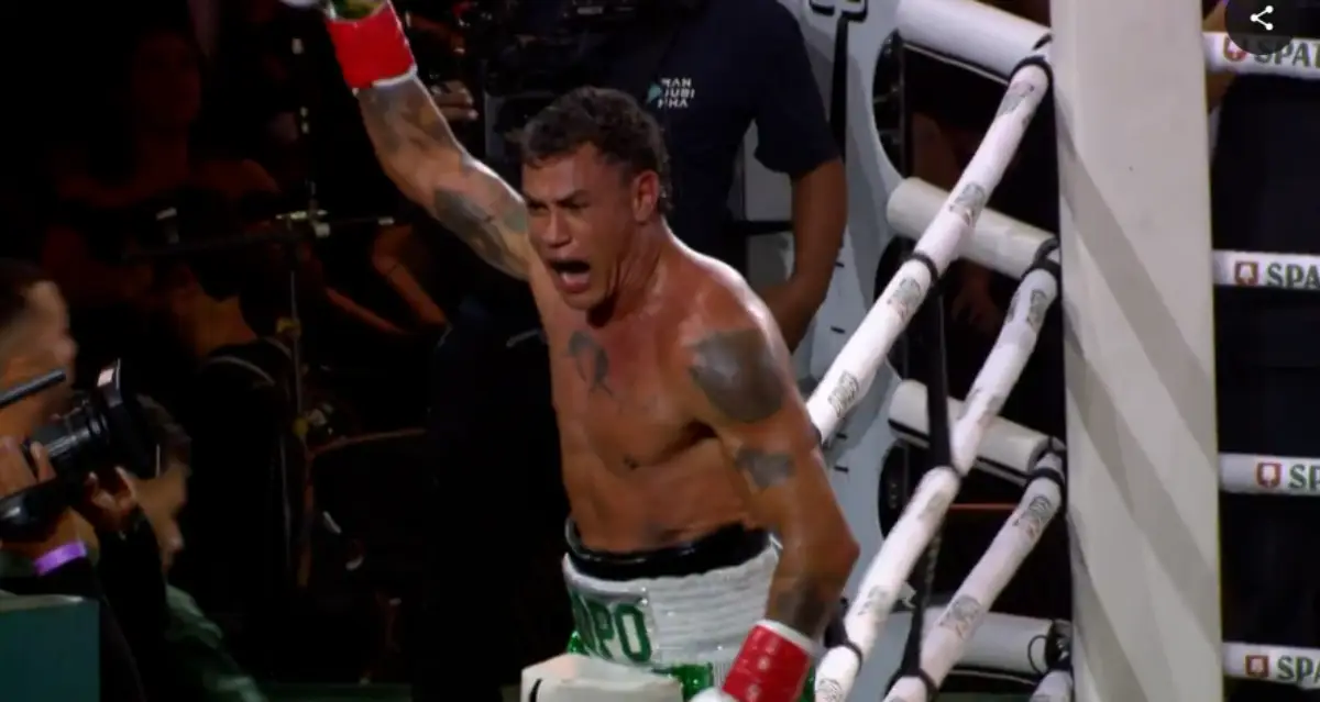 Duelo entre Popó e Wanderlei termina em pancadaria e desclassificação no Spaten Fight Night 2025