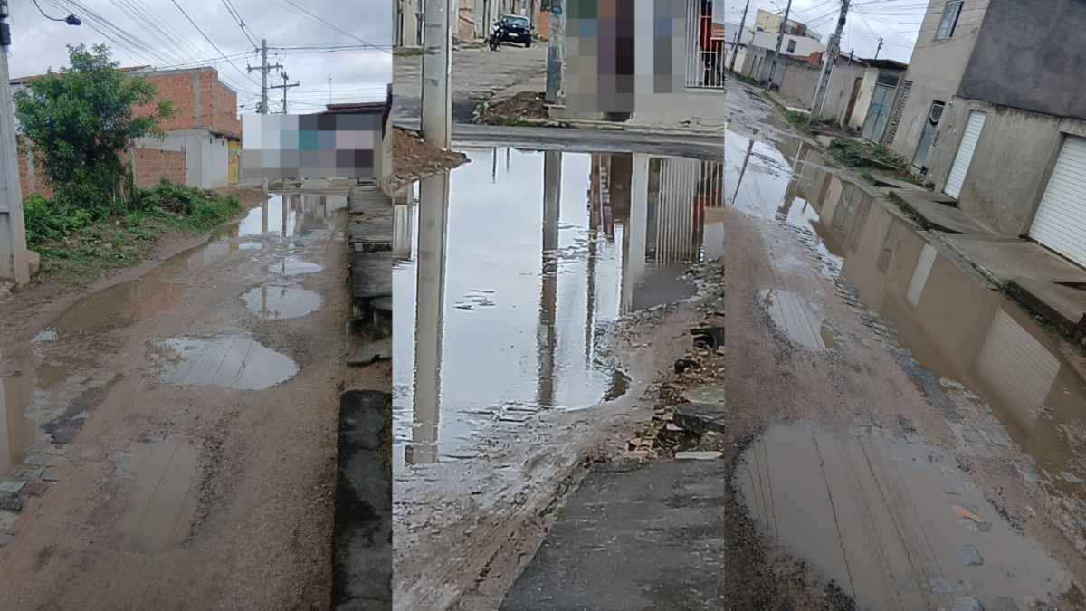 Rua Sambafo, no bairro Pampalona