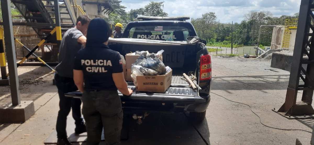 31 kg de drogas são incinerados no município de Santo Amaro
