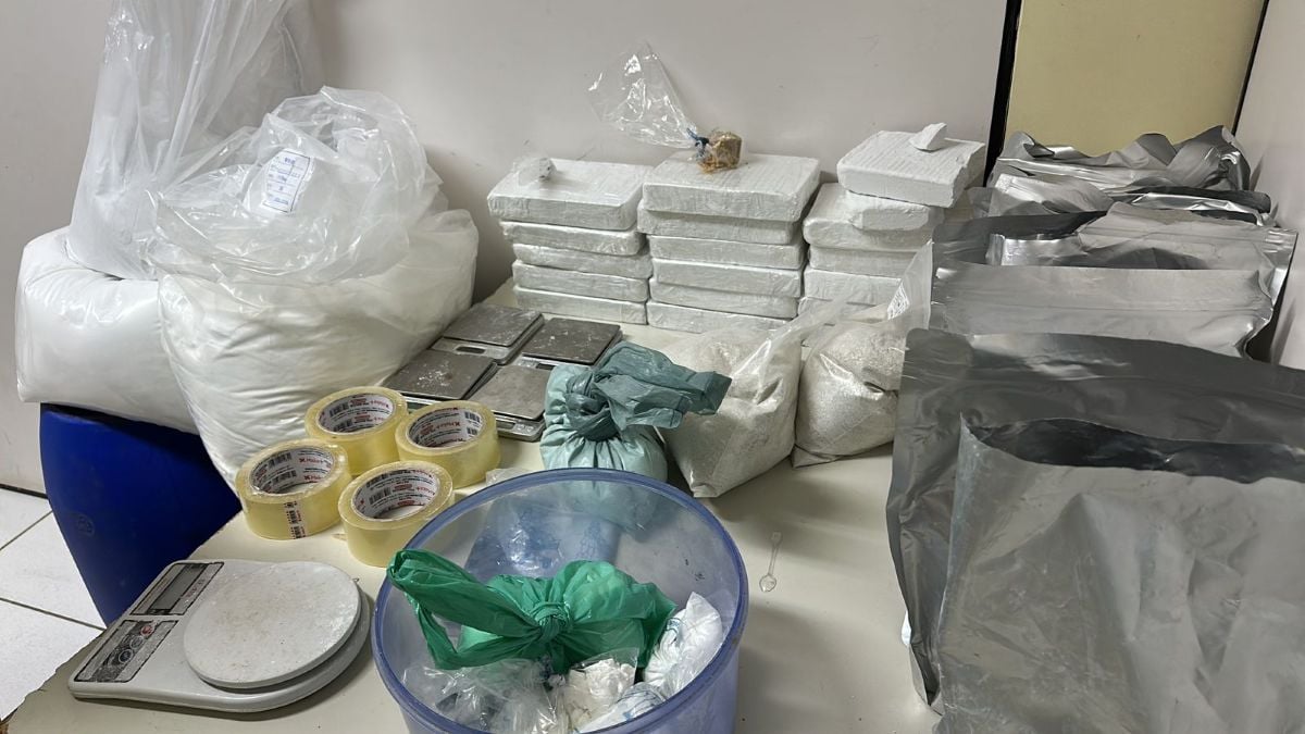 apreensão de drogas - Cocaína