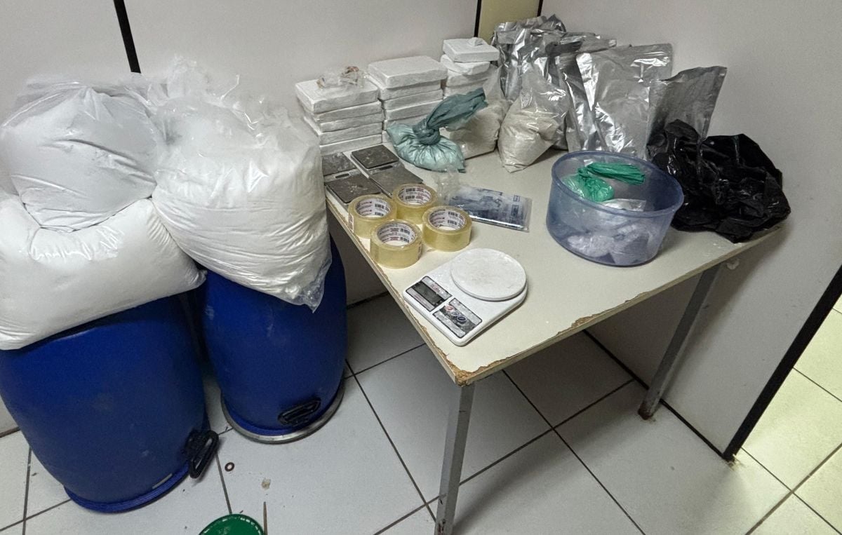 apreensão de drogas - Cocaína