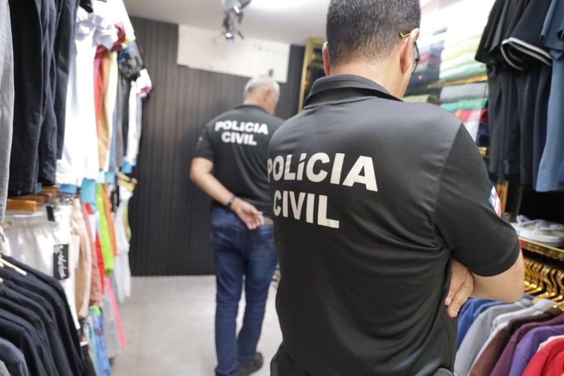 Mais de mil peças falsificadas de vestuário são apreendidas em Salvador e região metropolitana