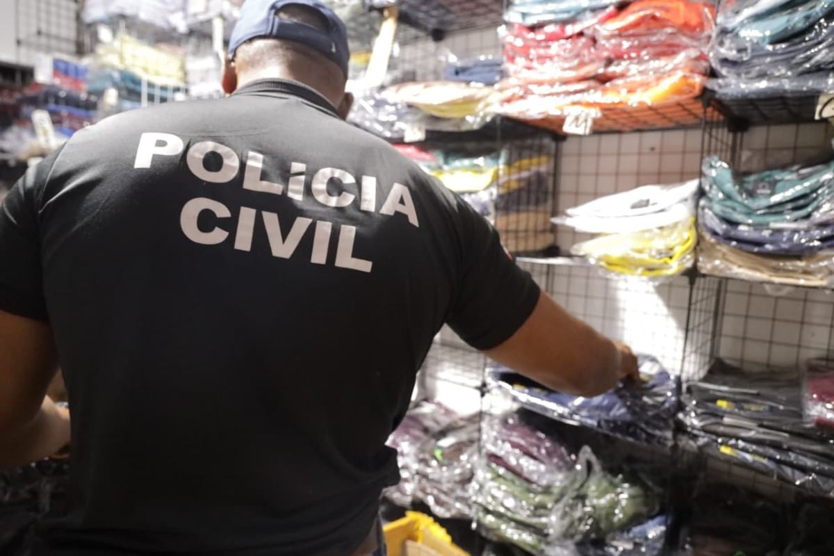 Mais de mil peças falsificadas de vestuário são apreendidas em Salvador e região metropolitana