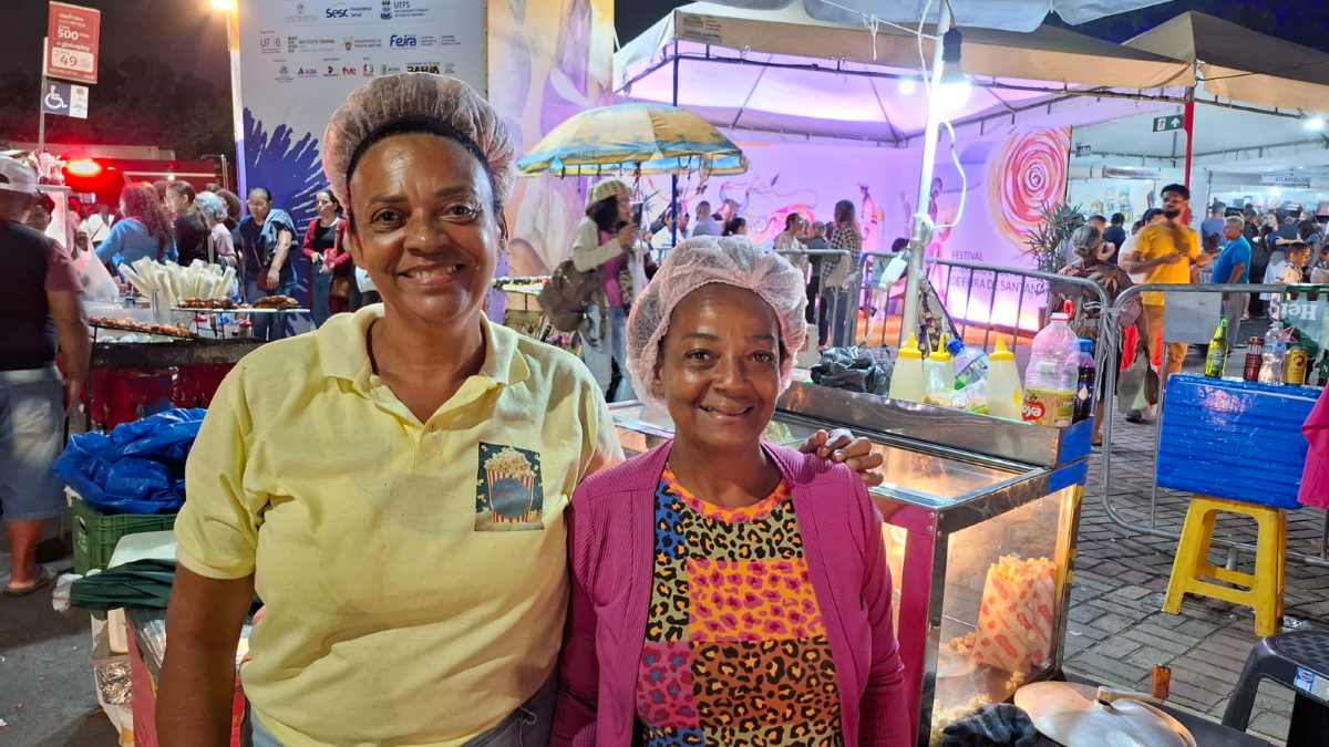 Carmem e Patrícia, comerciantes