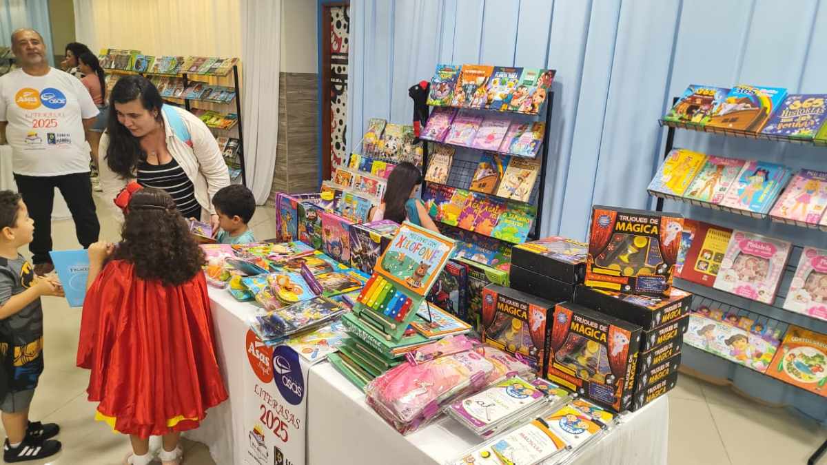 LiterAsas: feira literária reúne estudantes, pais e escritores para estimular incentivo a leitura na infância