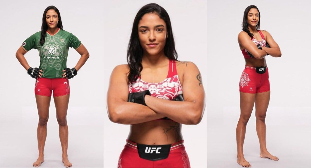 Lutadora feirense estreia no UFC como a mais jovem da organização; Alice Pereira enfrenta rival mexicana neste sábado (13)