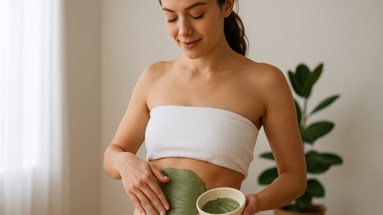 Argila verde na barriga: como usar para desinchar e firmar a pele