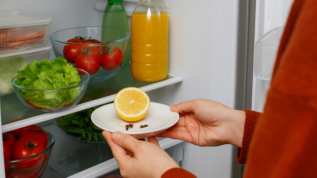 Esse hack com limão deixa a geladeira sem cheiro em menos de 5 minutos
