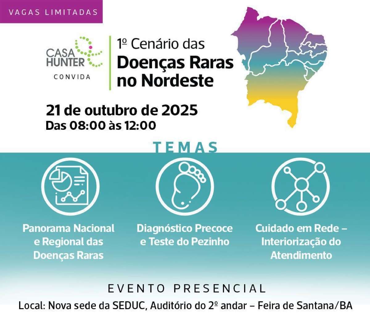 Feira de Santana recebe 1º Cenário das Doenças Raras no Nordeste