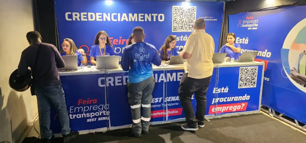 Feira emprega transporte sest senat