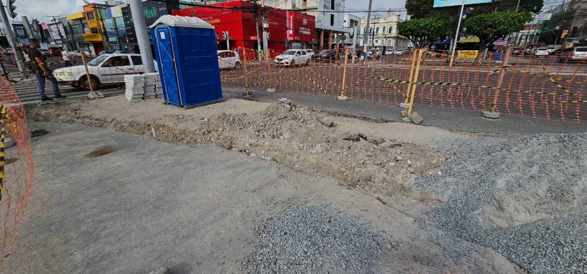 Obra em retorno deve melhorar trânsito na Avenida Getúlio Vargas