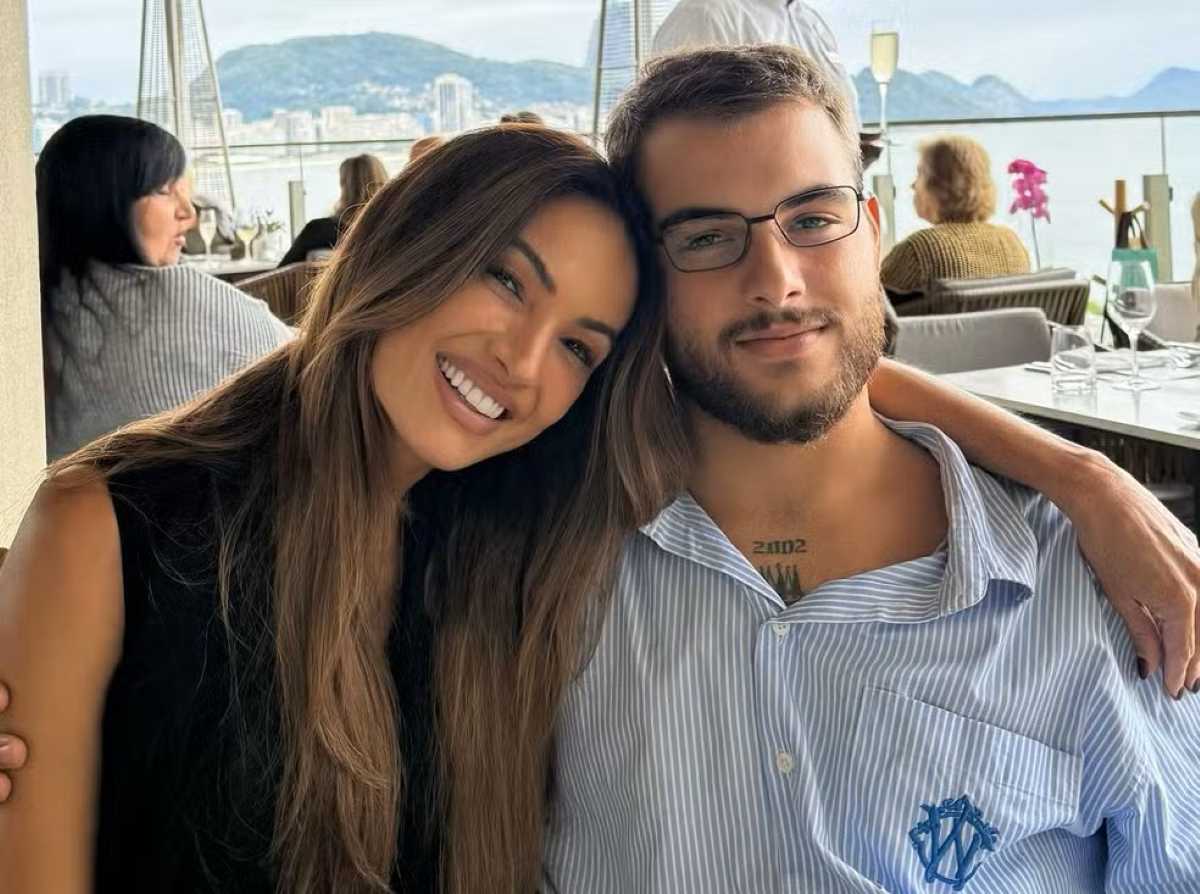 Patrícia Poeta e o filho Felipe Poeta