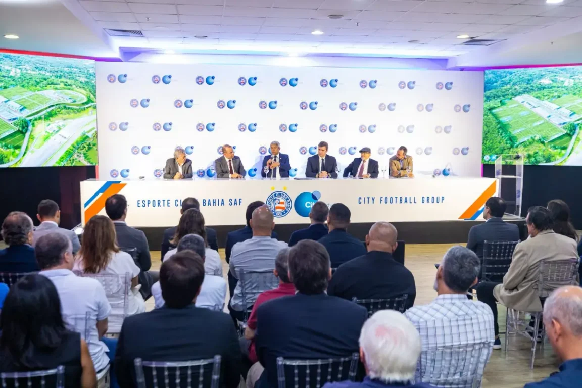 Bahia anuncia construção de novo Centro de Treinamento em Camaçari com investimento de R$ 300 milhões