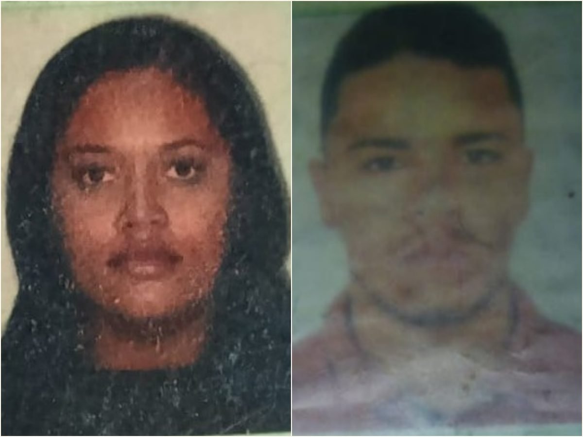 Thayna Soares e Vitor Emanuel Galdino - casal morto no Papagaio