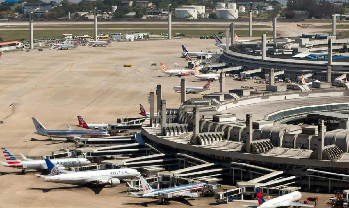 Aeroporto Galeão no Rio de Janeiro
