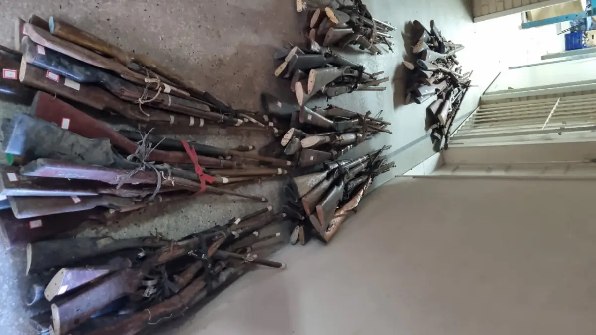 Polícia Civil de Feira de Santana encaminha 133 armas para destruição no CFPC, em Salvador