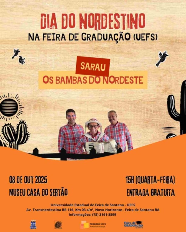 Sarau no Campus da Uefs celebra Dia do Nordestino durante Feira de Graduação