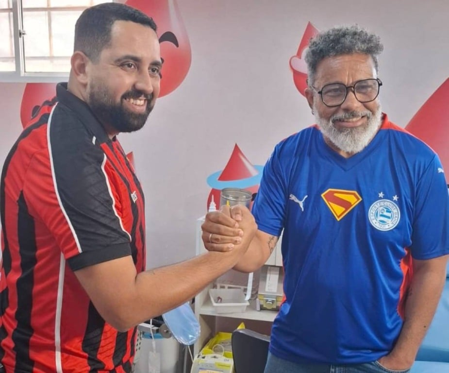 Clássico pela Vida: Bahia e Vitória se unem em disputa solidária com doação de sangue no Hemoba