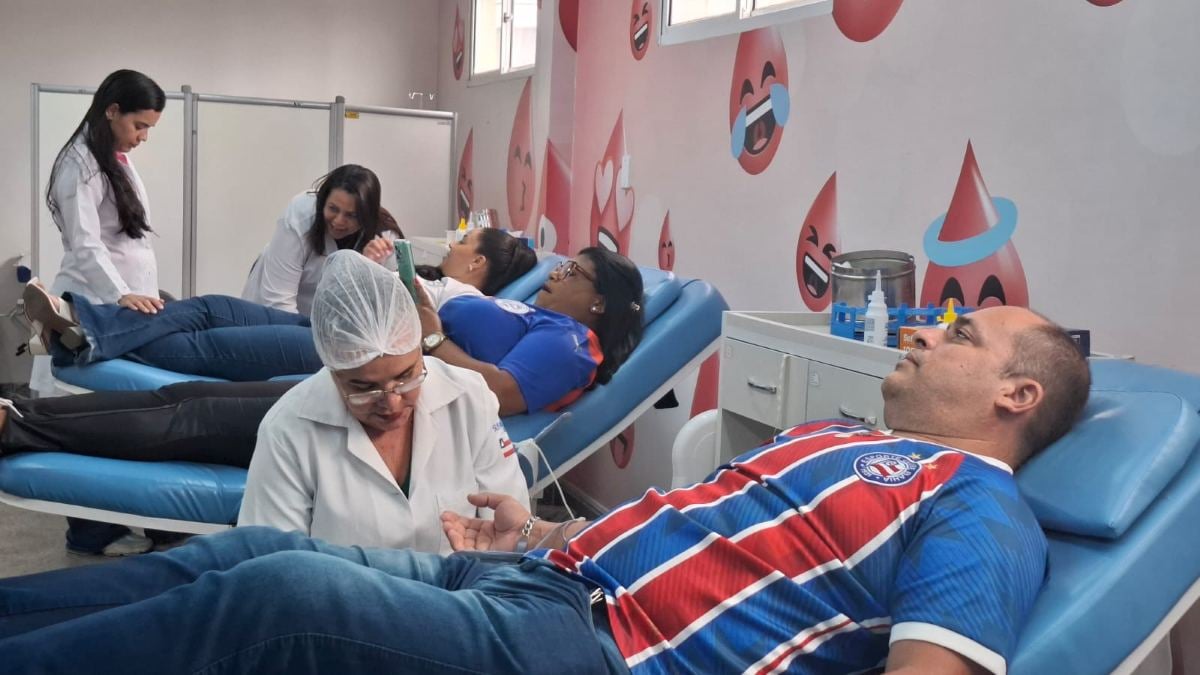 Clássico pela Vida: Bahia e Vitória se unem em disputa solidária com doação de sangue no Hemoba