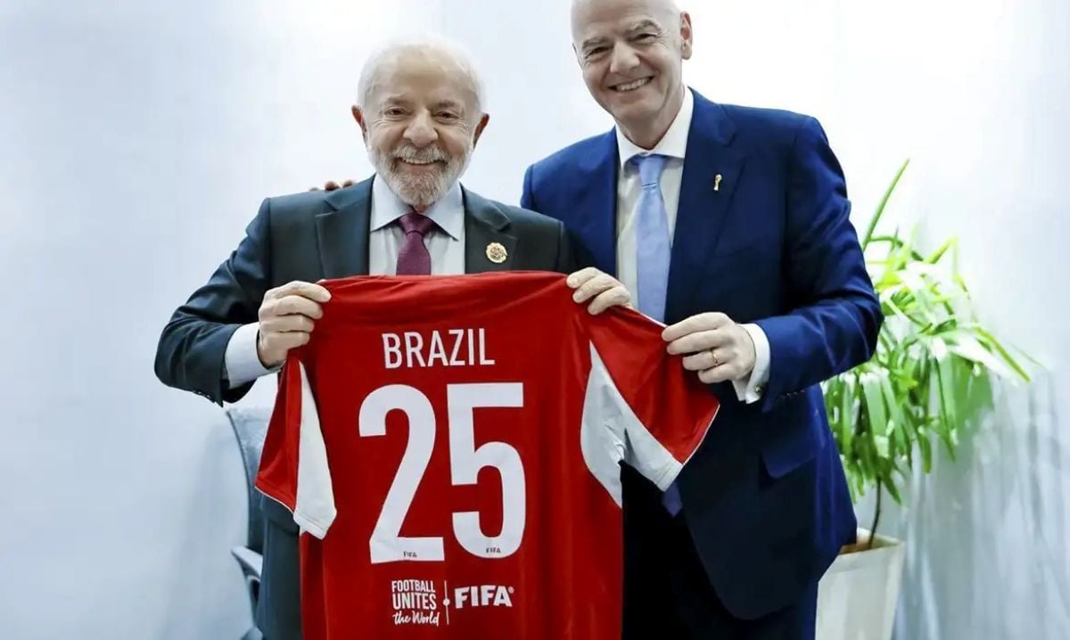 Lula e presidente da Fifa