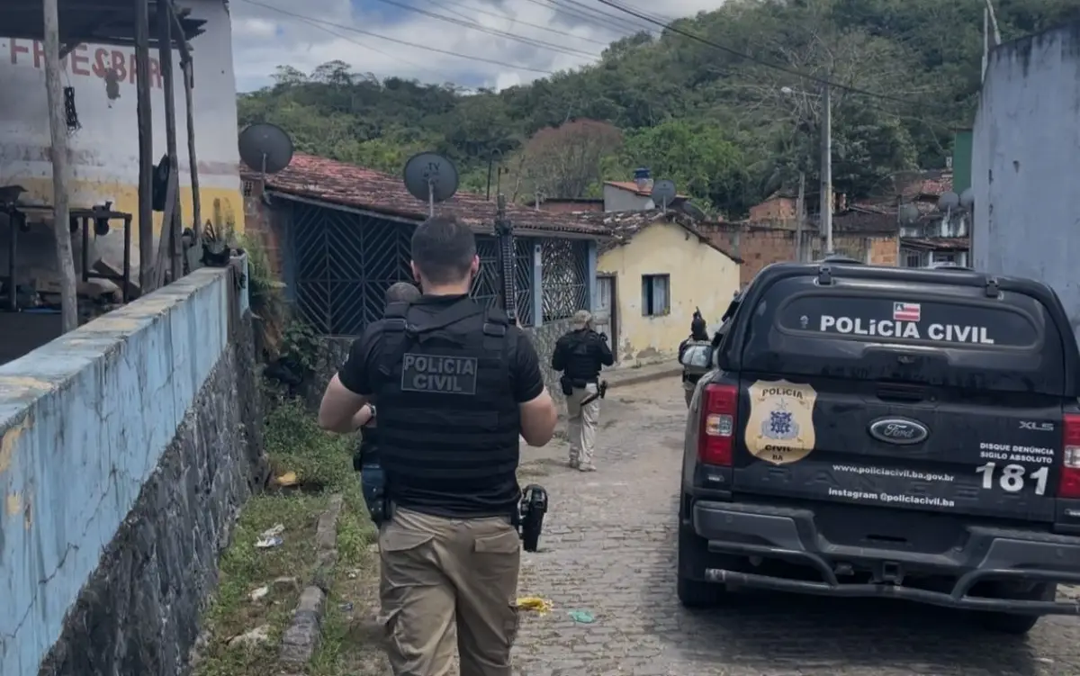 operação da polícia civil em Cachoeira e São Félix