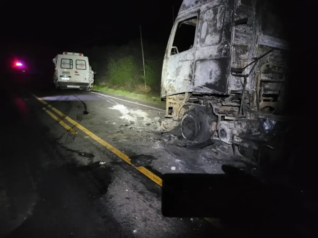 Acidente com ambulância