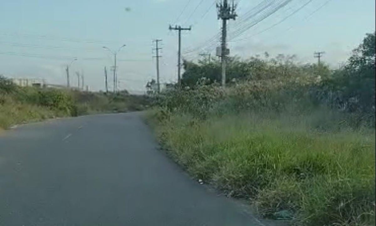 Trecho da Avenida Eduardo Froes da Mota, nas proximidades do viaduto da Cerb.