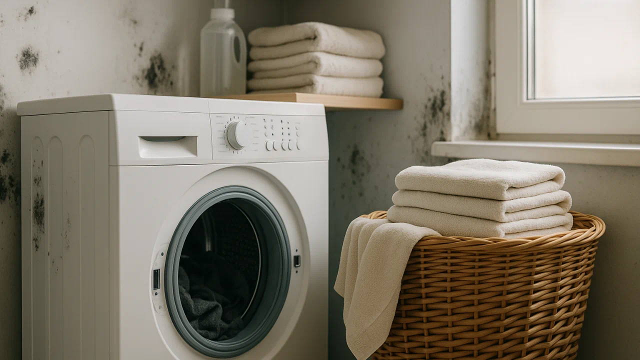 Dicas para manter a lavanderia sem mofo com um hábito simples
