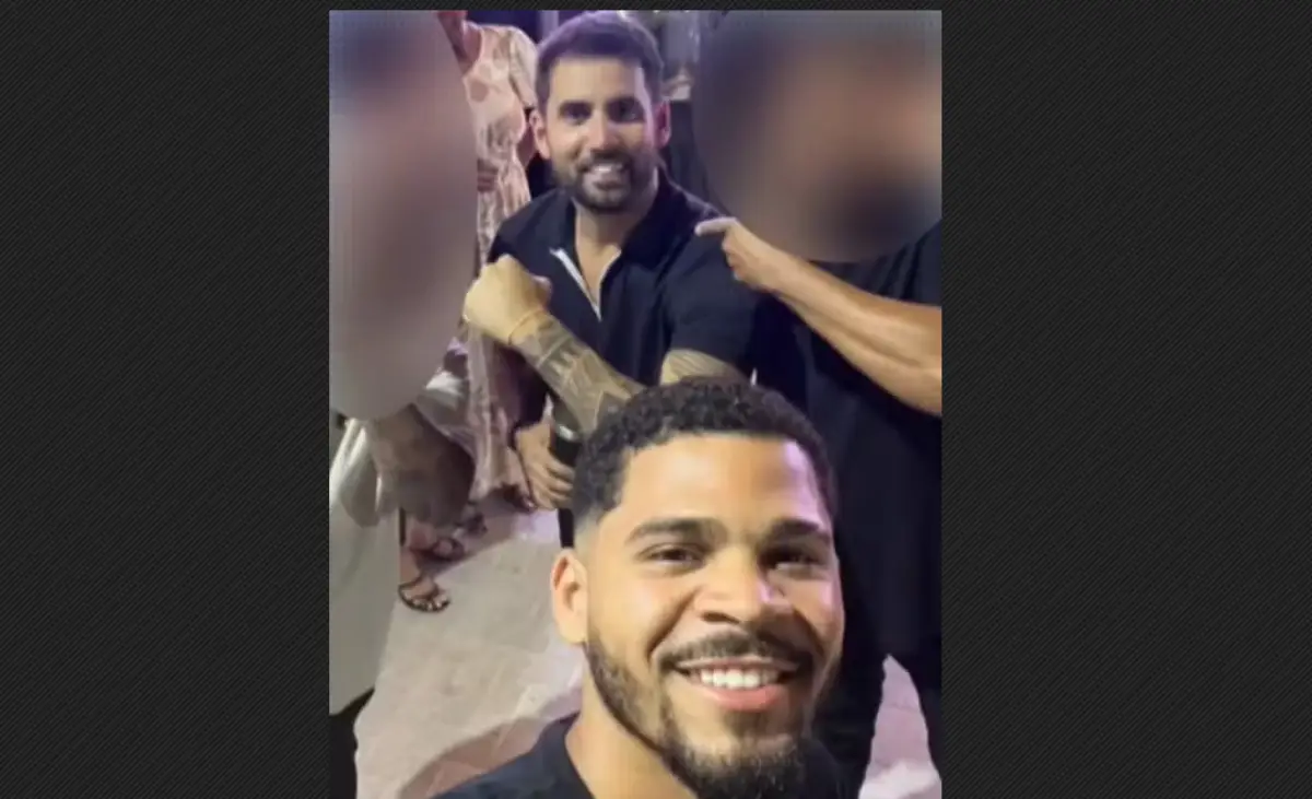 Vereador Gleiber Júnior (Avante) e o assessor dele, Diego Carmo