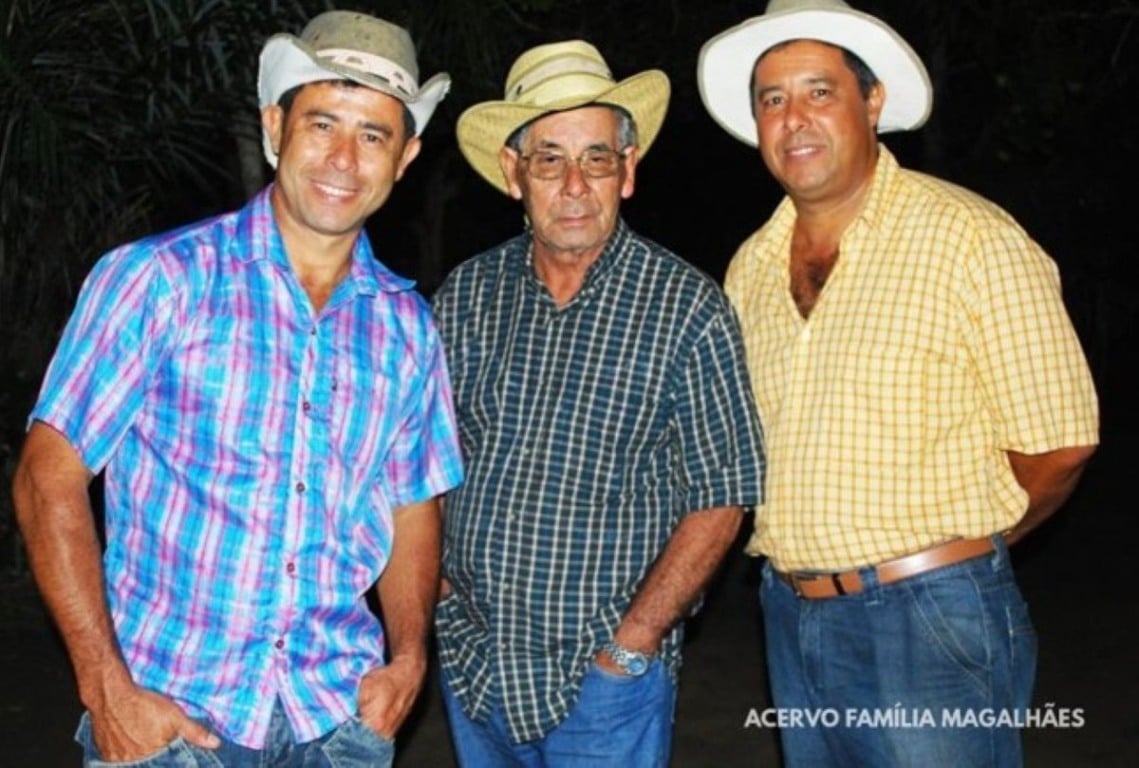 Jorge Magalhães, Antônio Ferreira Magalhães (Pai) e, Antônio Carlos Bastos de Magalhães 