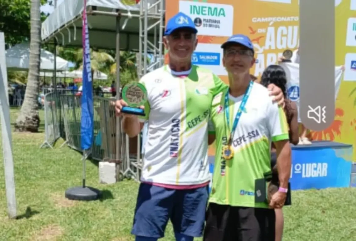 Feirense de 60 anos brilha no Brasileiro Master de Natação e segue batendo recordes nas águas