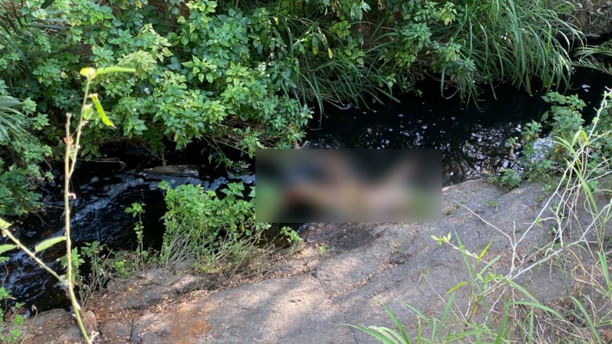 corpo é encontrado cachoeira foto reprodução