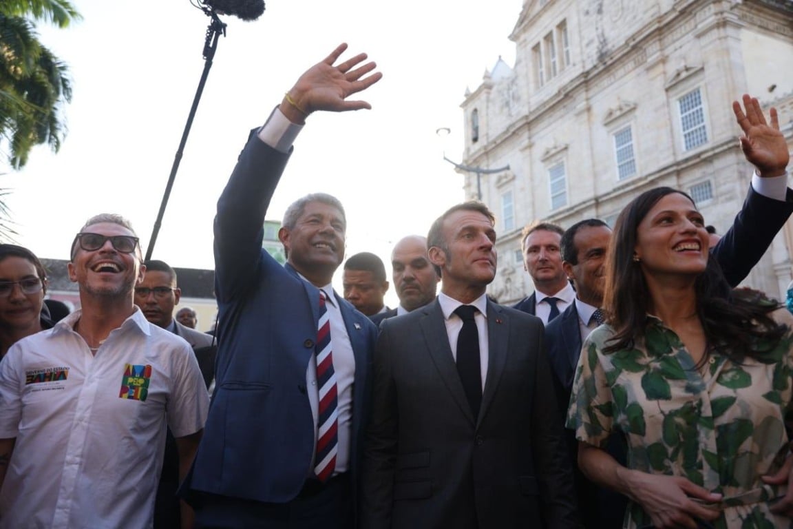 Encontro de Macron e Jerônimo Rodrigues