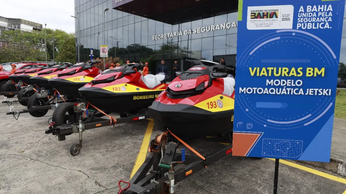 medidas para segurança pública na BA - novas viaturas