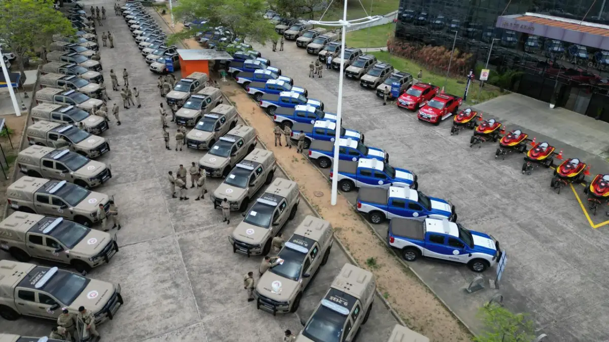 medidas para segurança pública na BA - novas viaturas