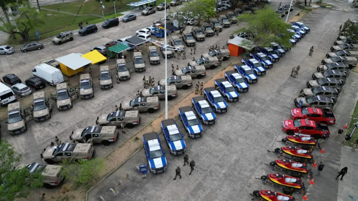 medidas para segurança pública na BA - novas viaturas